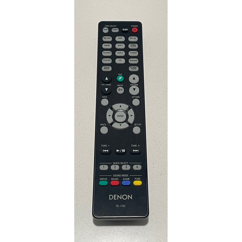 OEM Denon RC-1192 Remote AVR-S900W AVR-S910W AVR-X2100W AVR-X3100W⁠ Tested